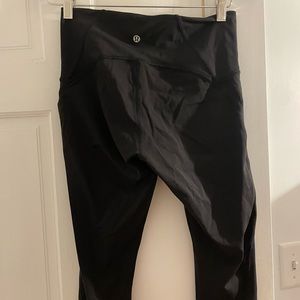 Never worn- Lululemon Leggings with mesh